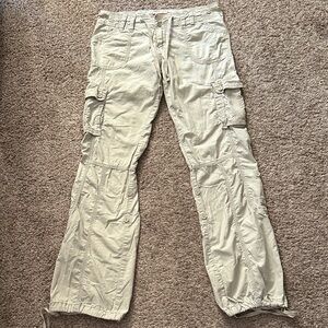 Vintage Y2K UNIONBAY Cargo Parachute Pants - Ivory Stone
2004